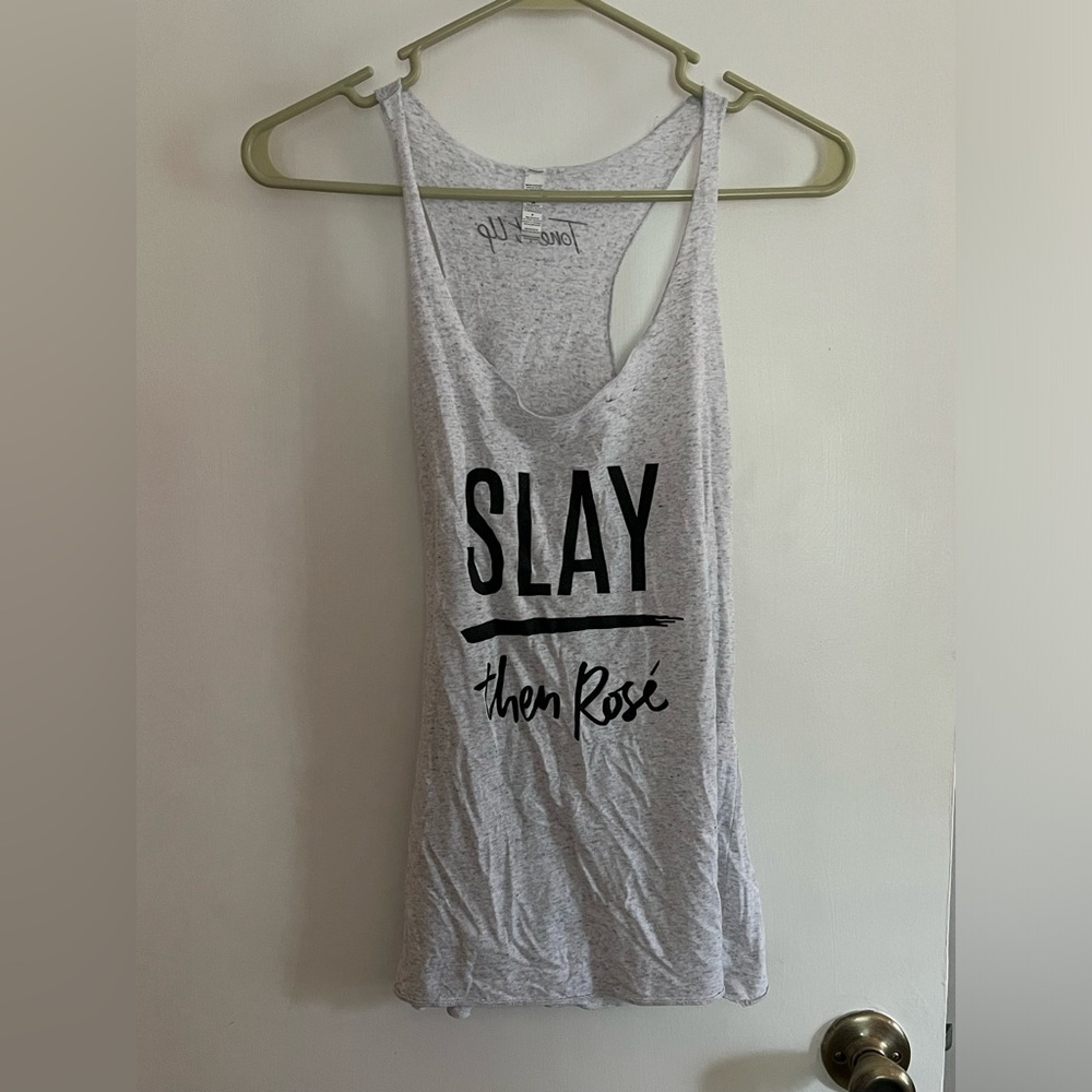 Tone It Up Tank - Slay Then Rose
